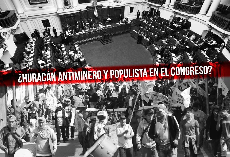 ¿Huracán antiminero y populista en el Congreso?