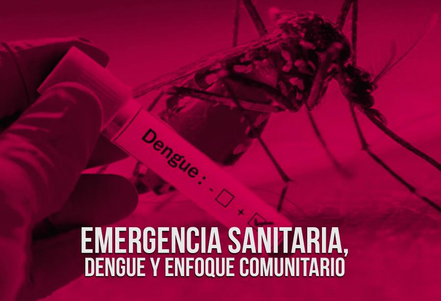 Emergencia sanitaria, dengue y enfoque comunitario