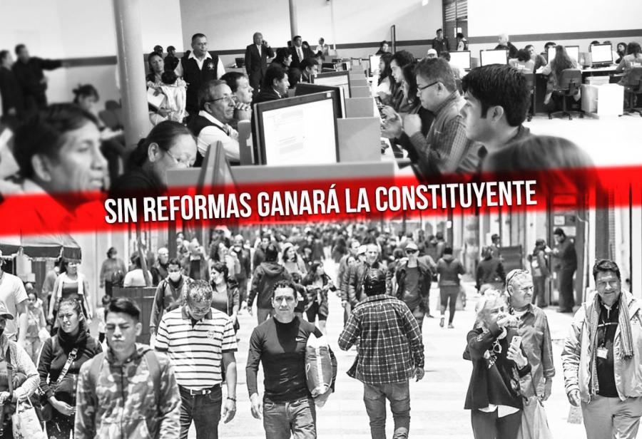 Sin reformas ganará la constituyente