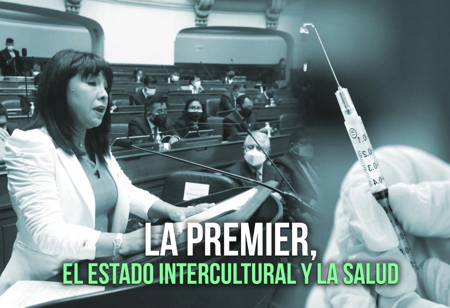 La premier, el Estado Intercultural y la salud
