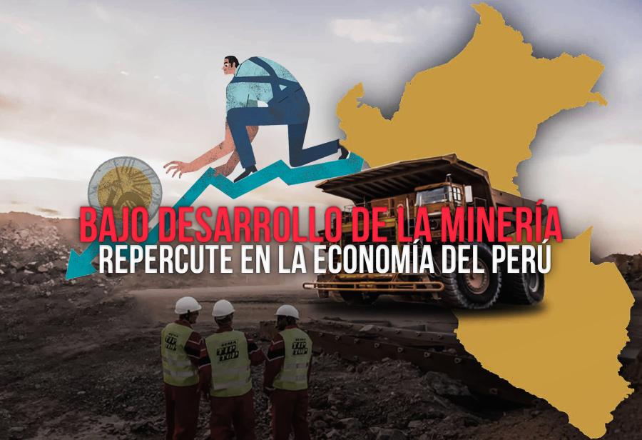 Bajo desarrollo de la miner&iacute;a repercute en la econom&iacute;a del Per&uacute;