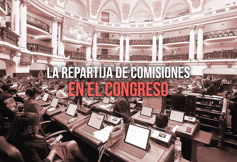 La repartija de comisiones en el Congreso