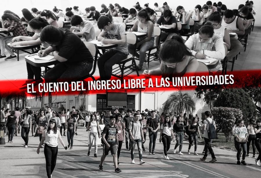 El cuento del ingreso libre a las universidades